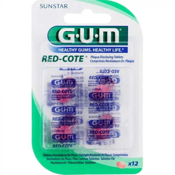 hylde Revision Falde tilbage GUM Red-Cote Plaque Disclosing Tablets 12pk – Woodvale Boulevard Chemist
